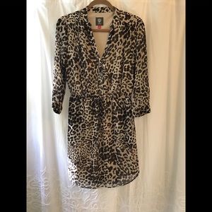 Vince Camuto animal print dress